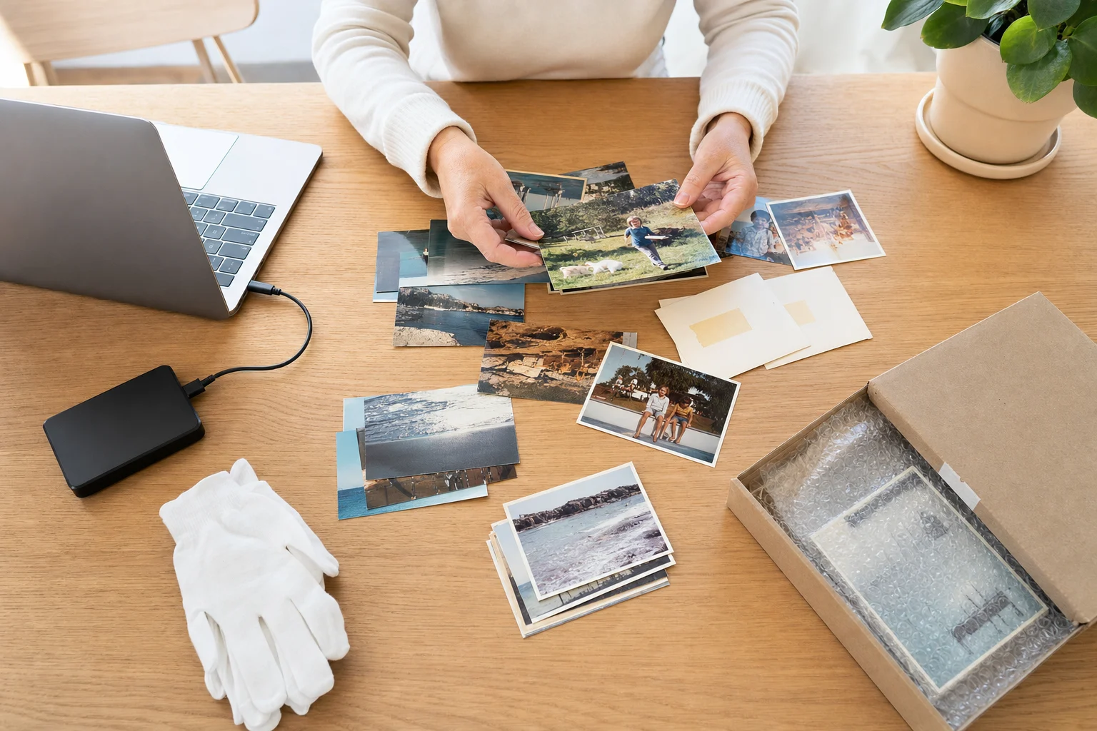 Datenschutz beim Fotos digitalisieren lassen