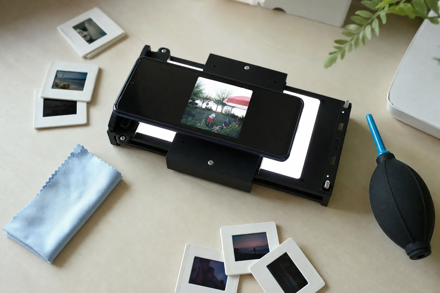 Dias mit dem Handy digitalisieren
