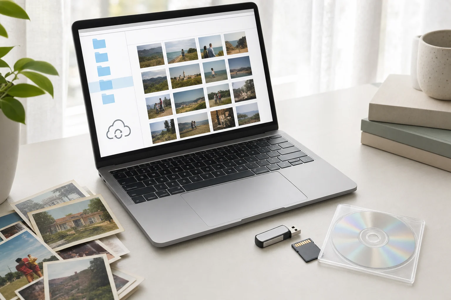 Digitalisierte Fotos speichern: USB-Stick, SD-Karte, CD oder Cloud im Vergleich