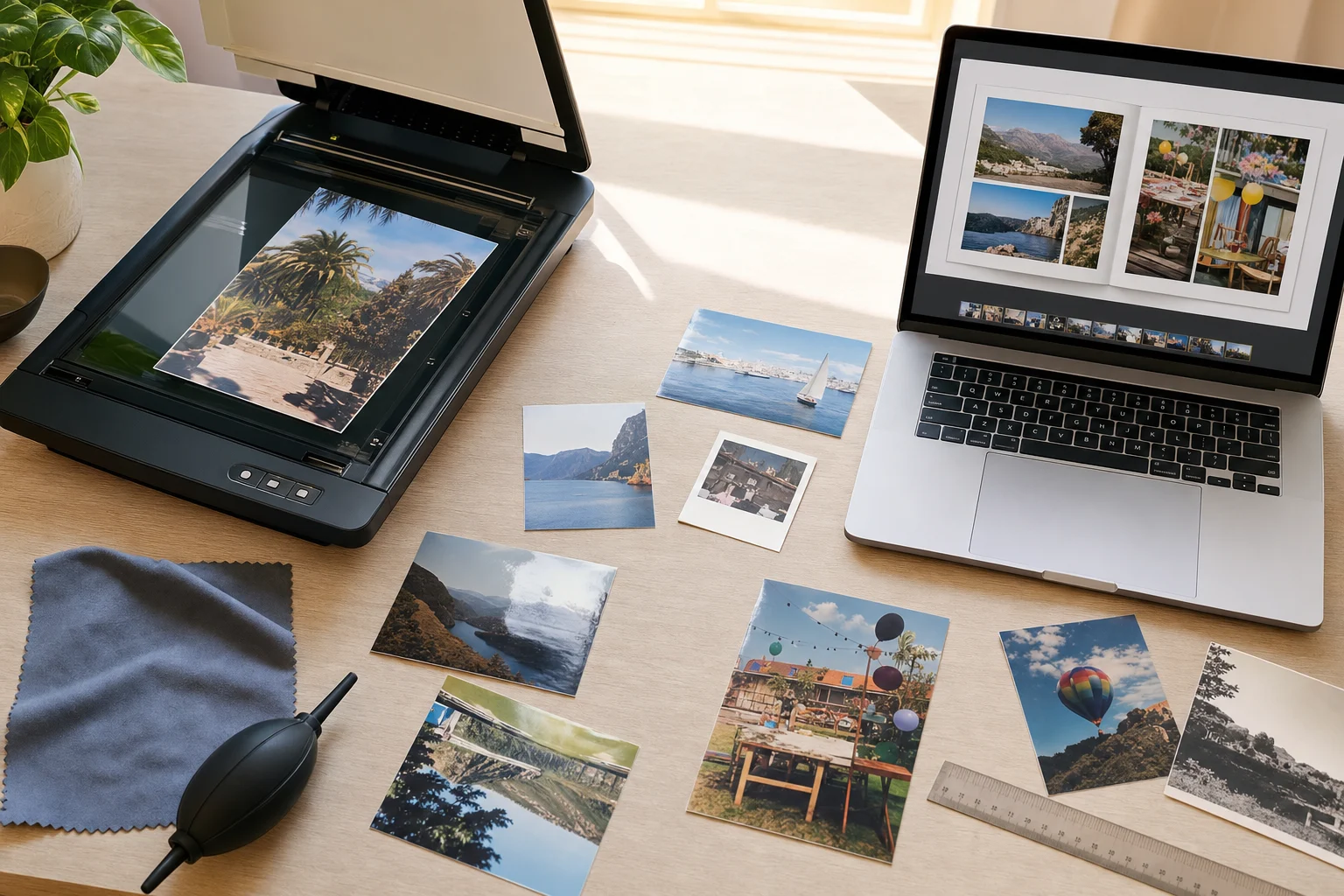 Fotos für ein Fotobuch digitalisieren