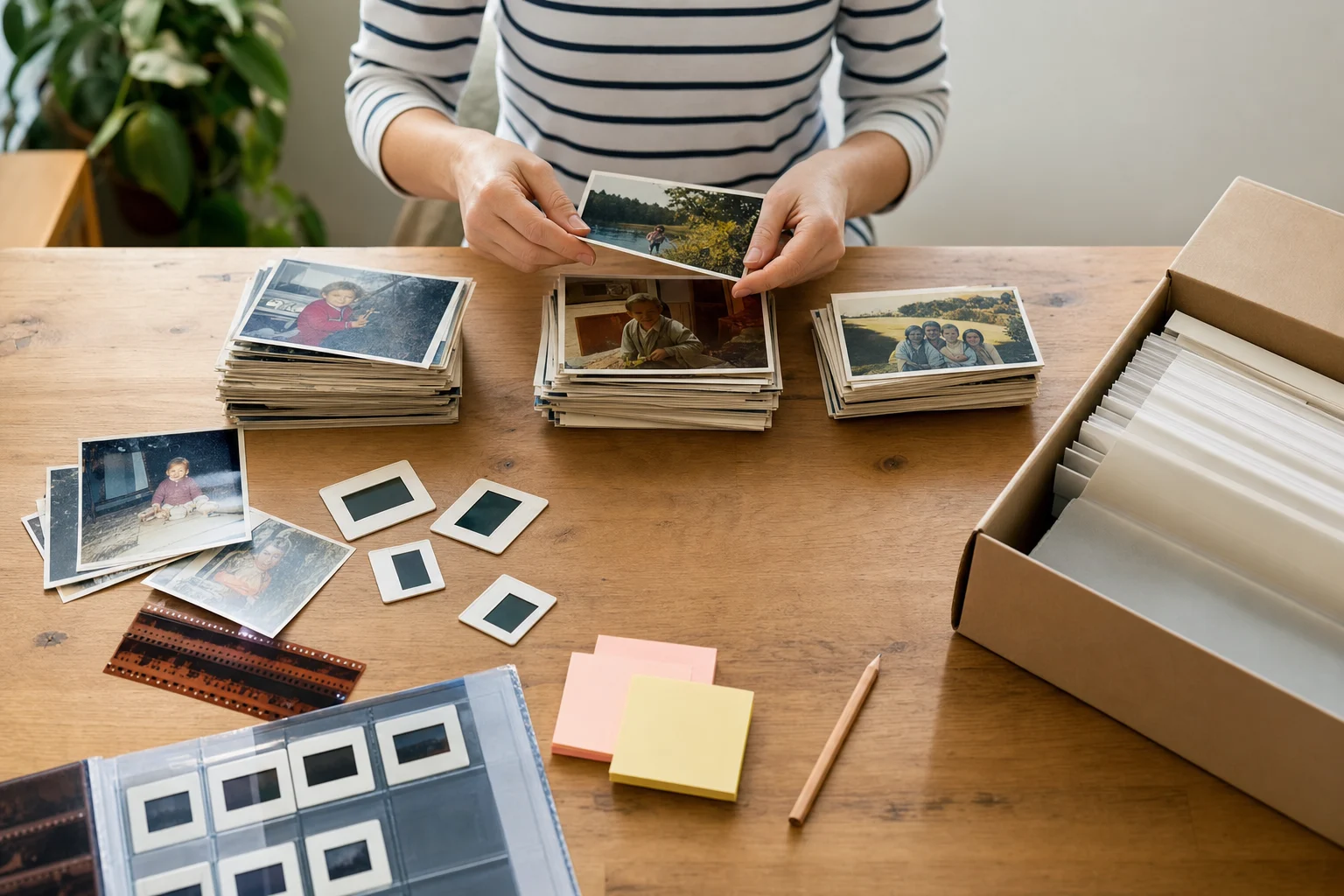 Fotos zum Digitalisieren vorbereiten: So sortieren, beschriften und verpacken Sie Ihre Bilder sicher