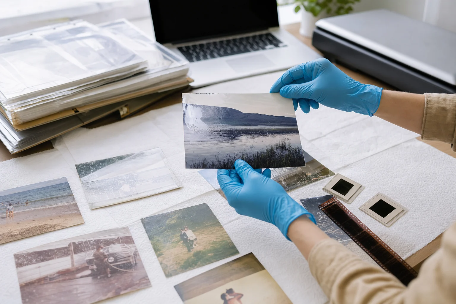 Nasse Fotos retten: Schritte vor dem Digitalisieren