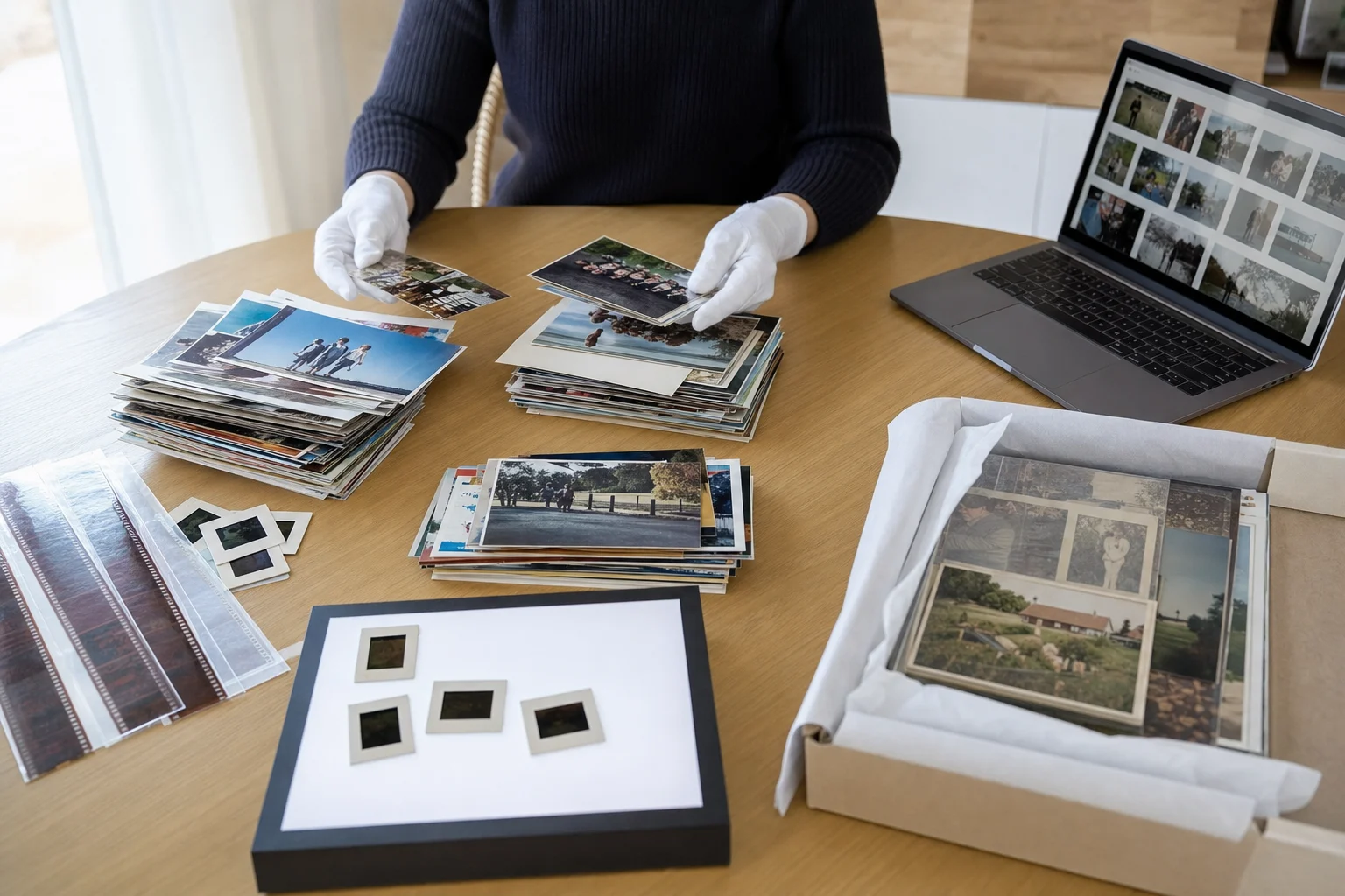 Negative oder Papierfotos digitalisieren lassen