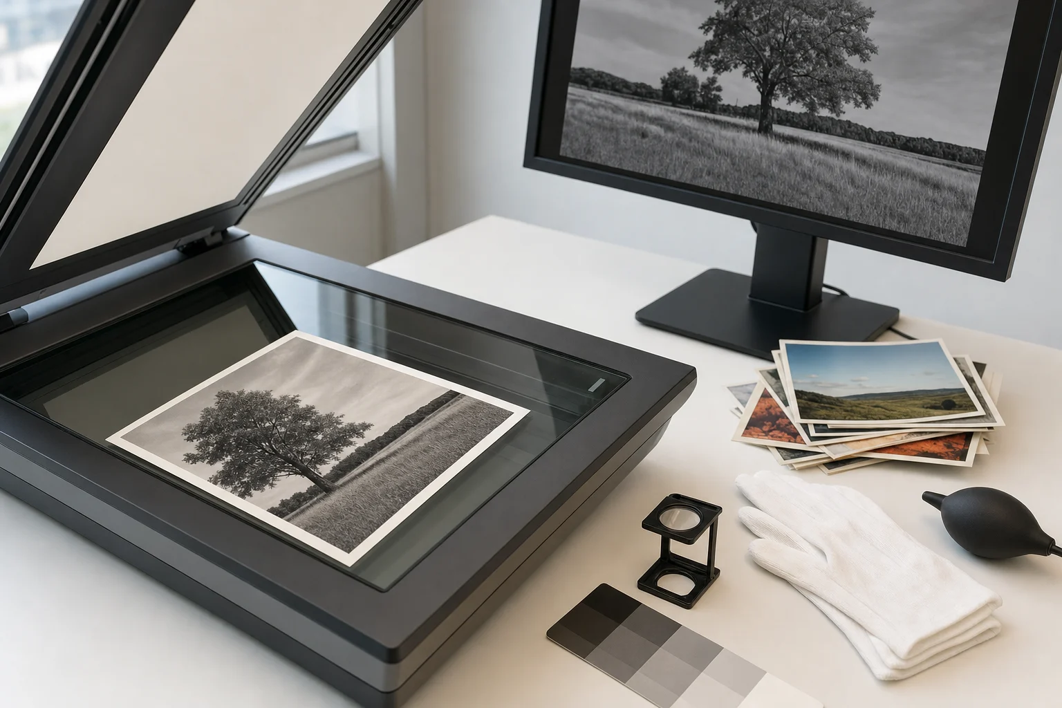 Schwarzweißfotos digitalisieren lassen
