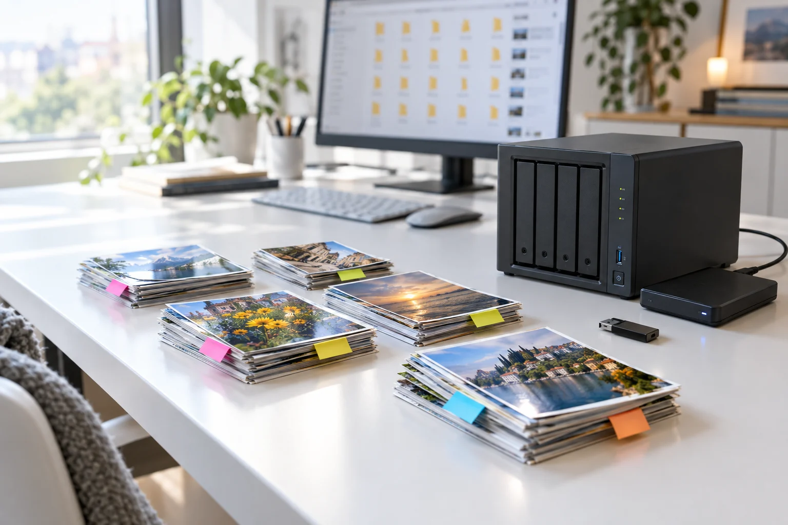 Gescannte Fotos organisieren: Google Fotos, Apple Fotos, NAS
